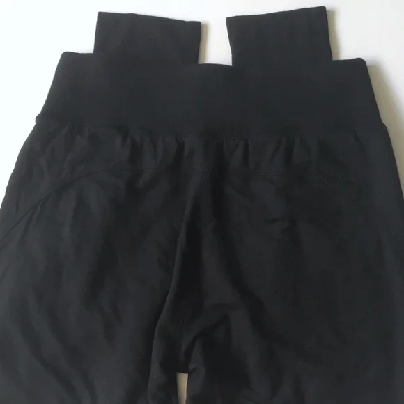 Athleta Joggers Very Soft Knit Woman XS Black Side Pockets - Picture 6 of 11